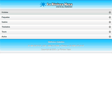 Tablet Screenshot of larivieramaya.com.mx